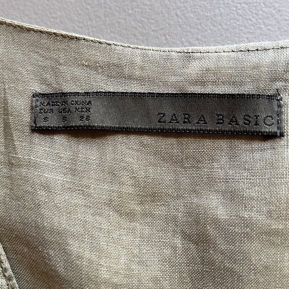 Zara linen tunic blouse - Picture 5 of 6